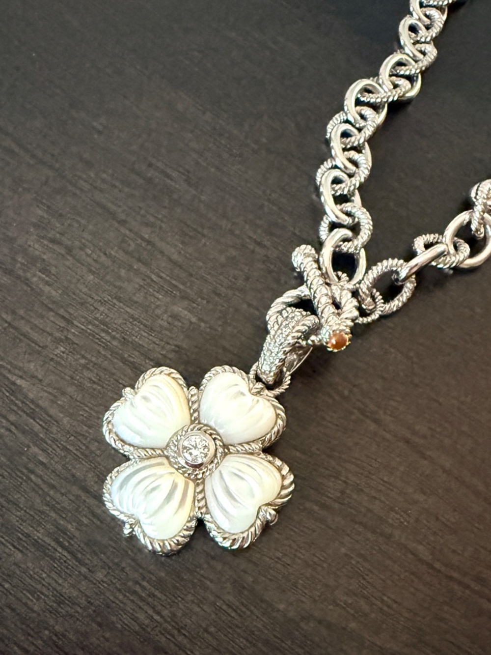 Judith Ripka Heavy Rolo Chain 20” - Picture 11 of 12